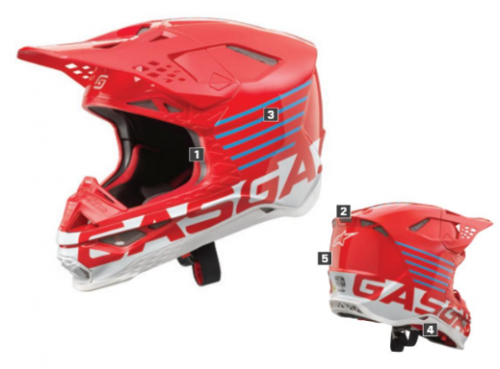 GASGAS SM-8 HELMET - RED