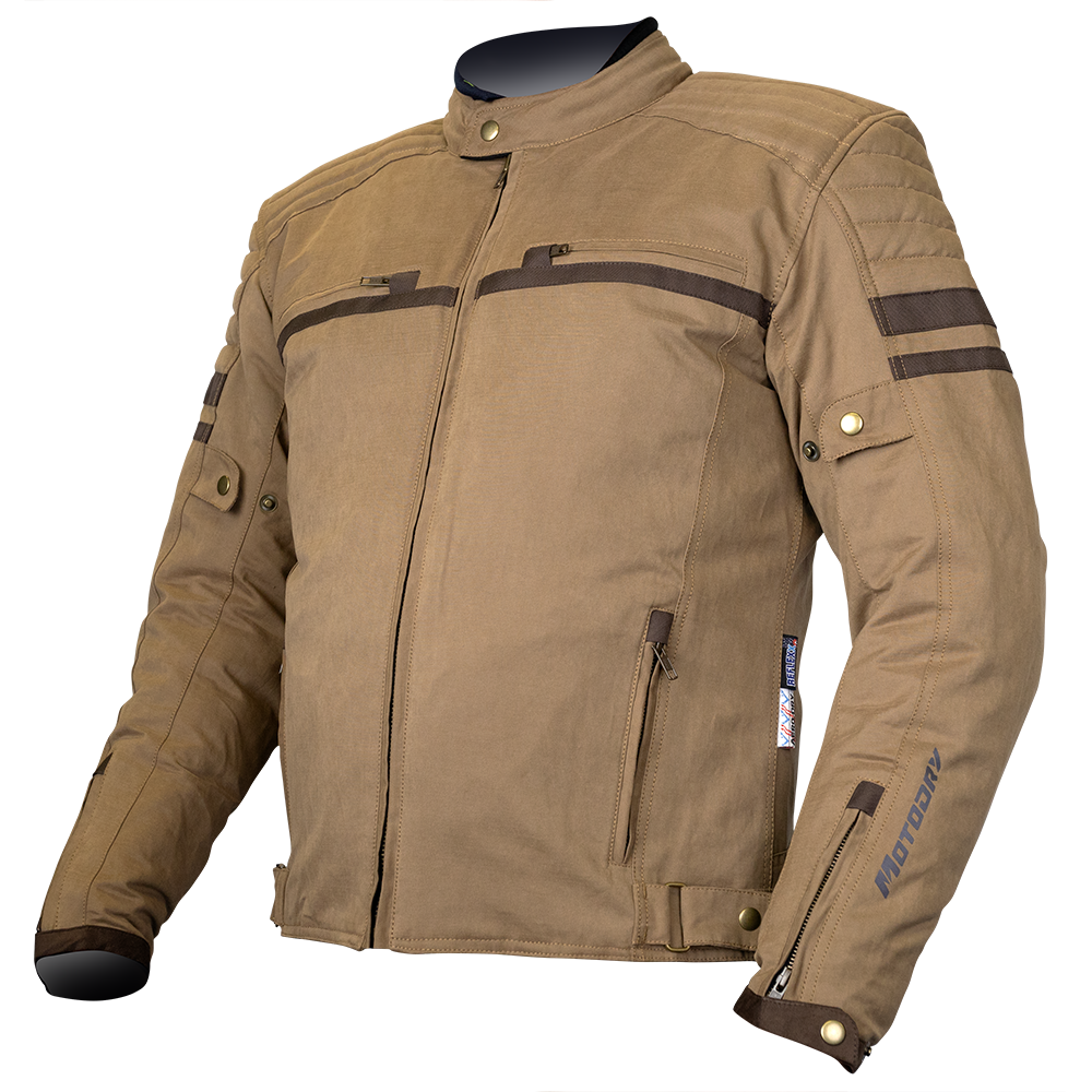 MOTODRY CLUBMAN EVO JACKET - BROWN