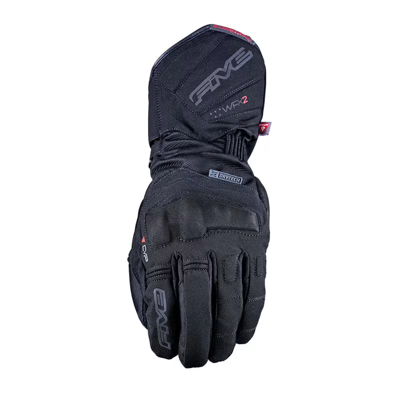 Five WFX2 Evo Waterproof Glove Black. winter waterproof adventure glove. black gloves. motorcycle gloves. glove five.