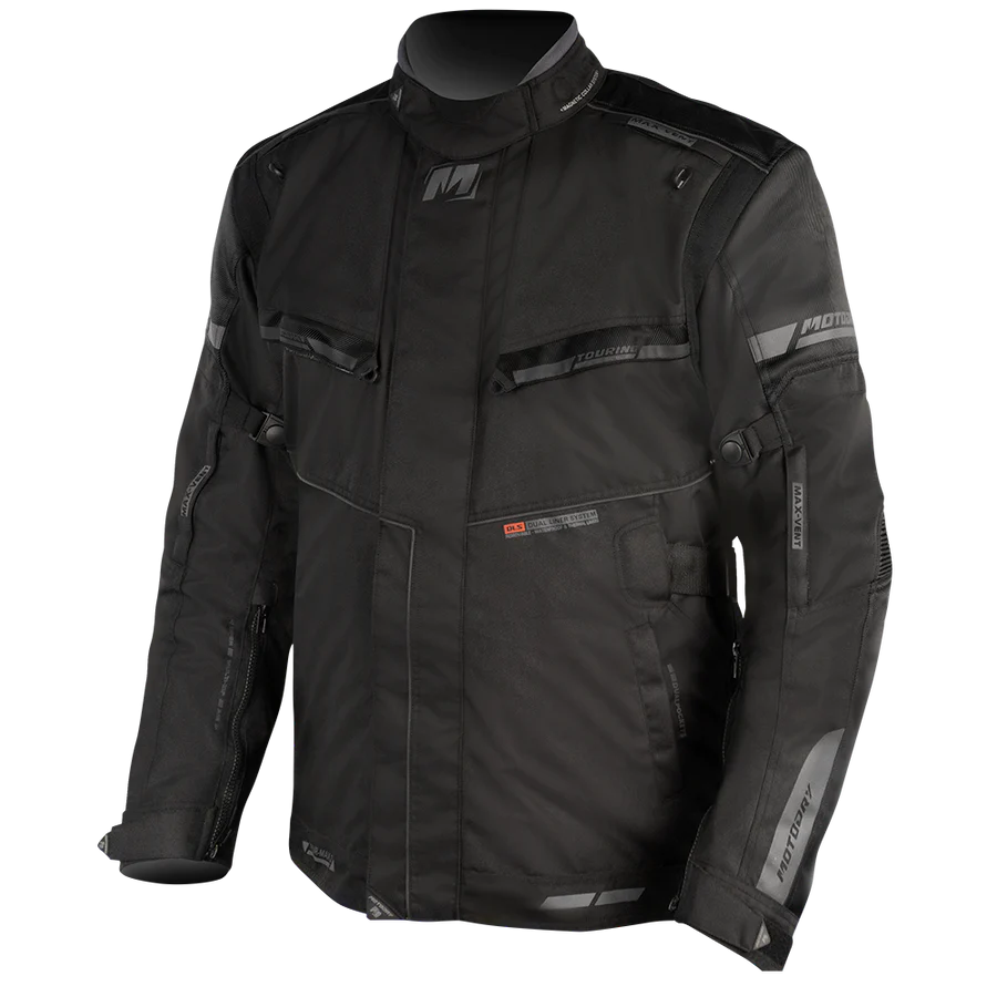 MOTODRY TOURMAX 2 JACKET - BLACK/ANTHRACITE
