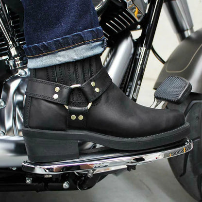 JOHNNY REB MENS SHORT BOOT - CLASSIC BLACK