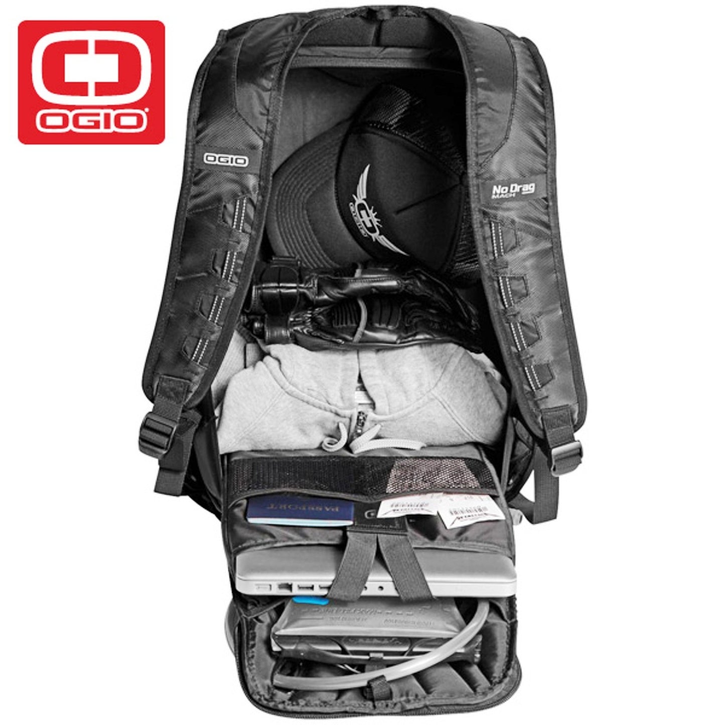 OGIO NO DRAG MACH 1 STEALTH BAG - BLACK