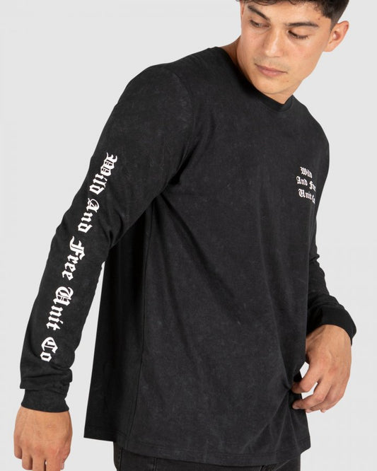 UNIT MENS WILD & FREE LONG SLEEVE TEE