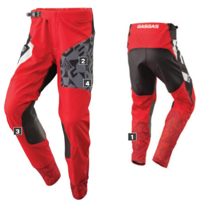 GASGAS MENS FAST PANTS - RED