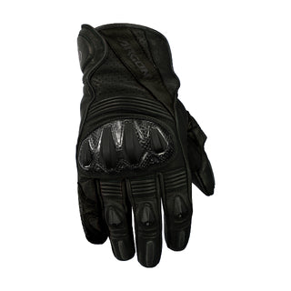 Argon Turmoil Carbon Stealth Leather Gloves