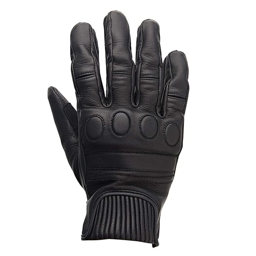 ROYAL ENFIELD ROCKER GLOVES - BLACK