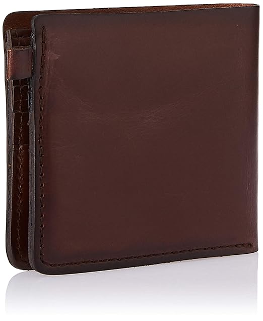 ROYAL ENFIELD BURNOUT WALLET - DARK BROWN