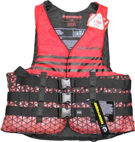 SEA-DOO SPLASH EVO2 MENS PFD - DRAGON RED