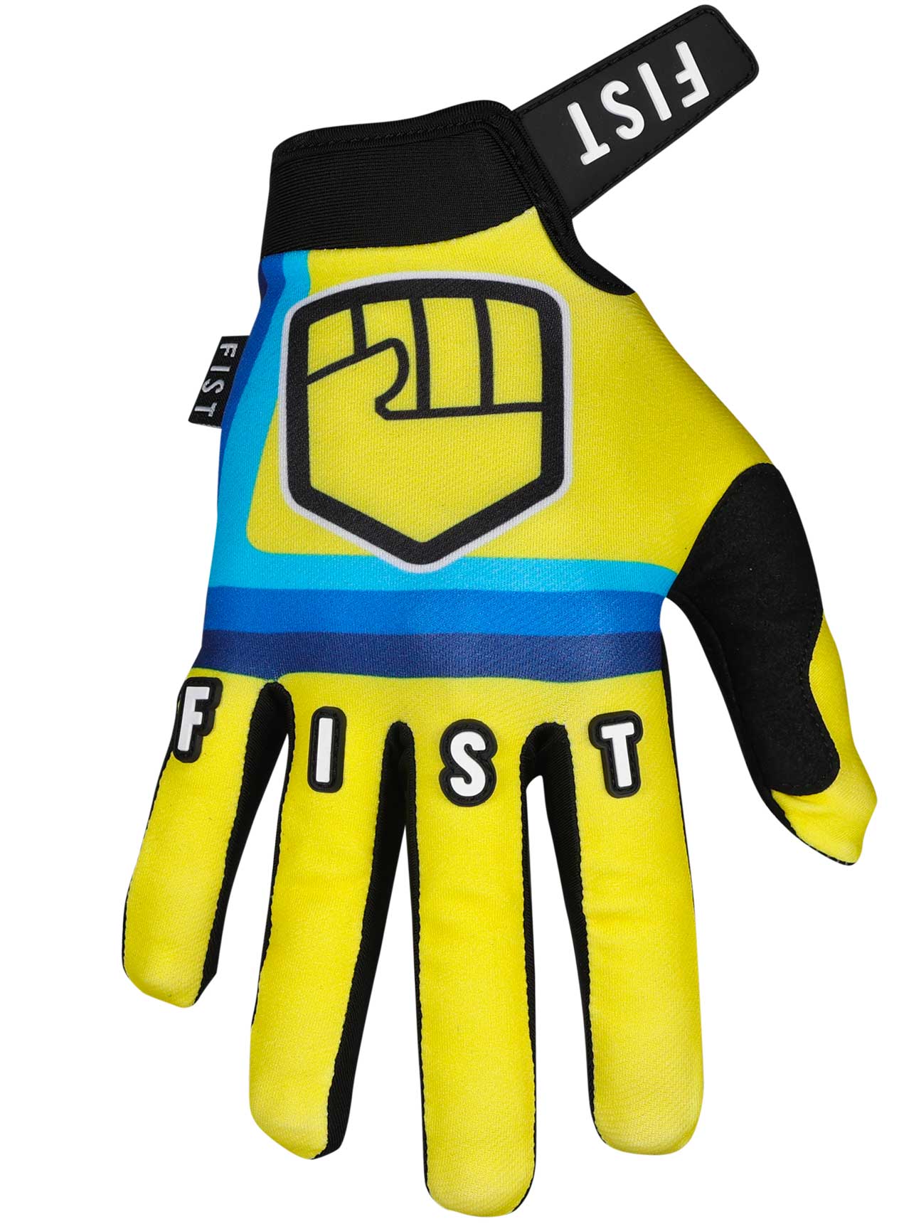 FIST 90's YELLOW ADULT GLOVES