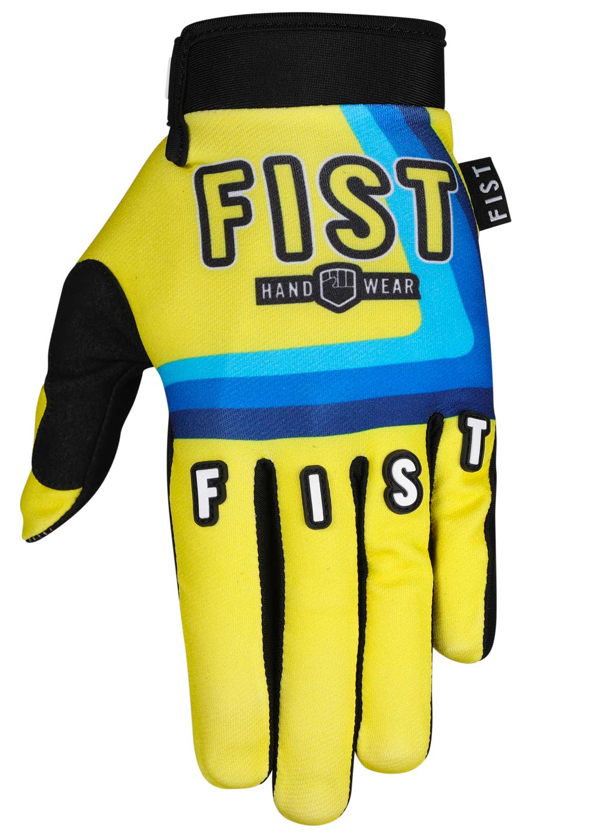 FIST 90's YELLOW ADULT GLOVES