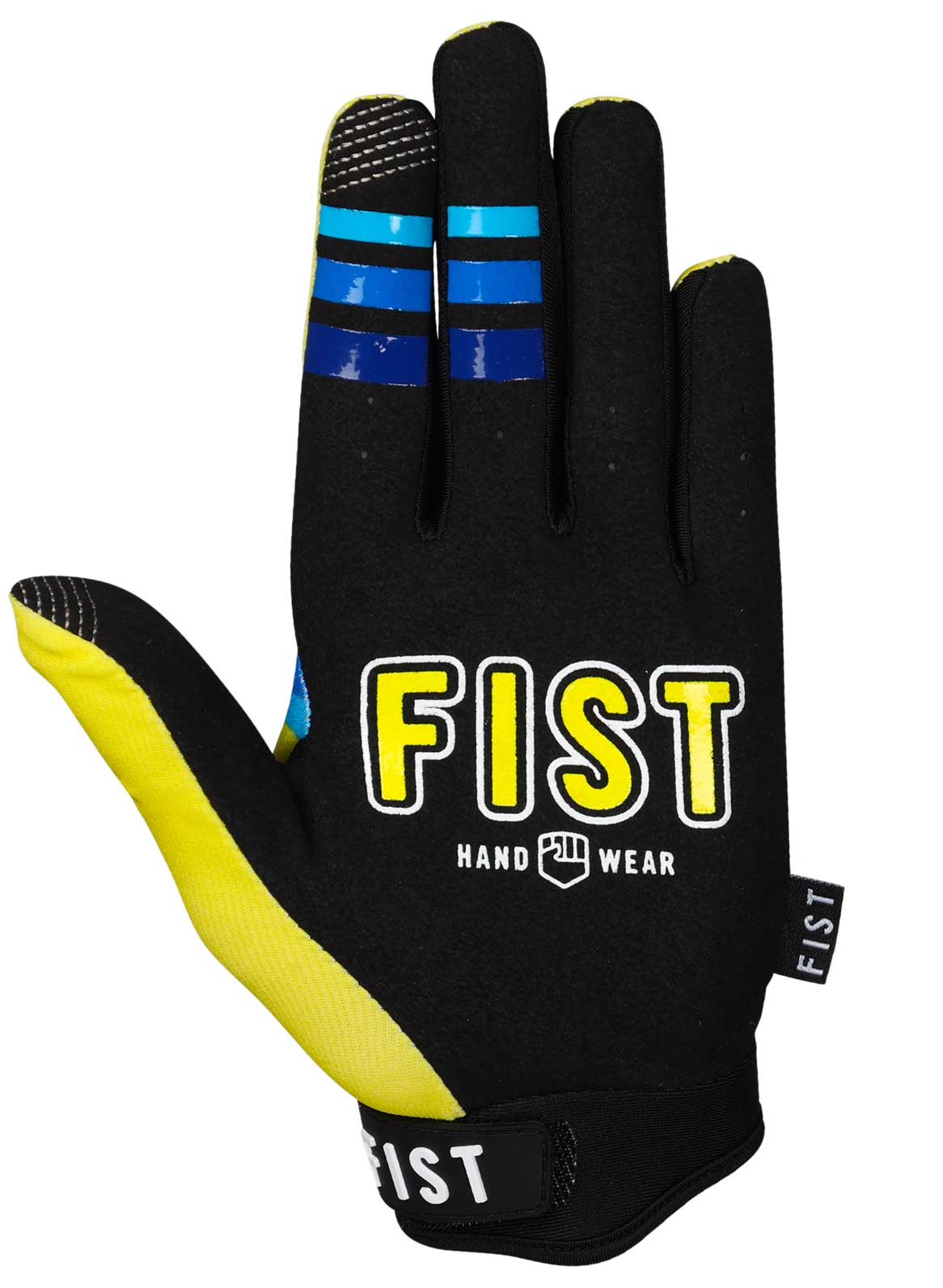FIST 90's YELLOW ADULT GLOVES