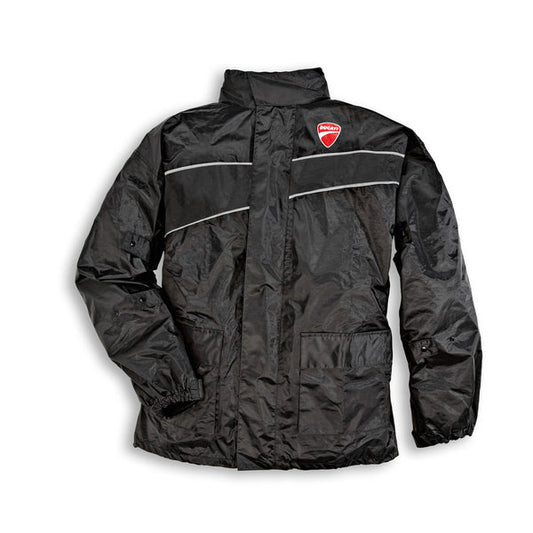 DUCATI STRADA V2 RAIN SUIT - BLACK