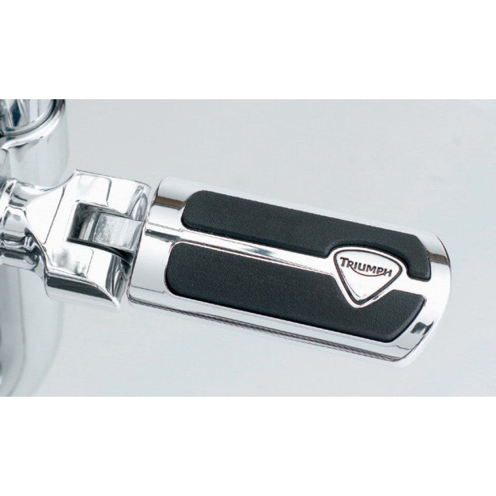 TRIUMPH GENUINE LOGO CHROME HIGHWAY PEGS