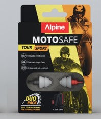 Alpine MotoSafe Duo Ear Plugs, motorcycle ear plugs. duo ear plugs
