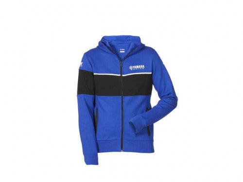 YAMAHA PB MENS ZIP HOODIE - BLACK/BLUE