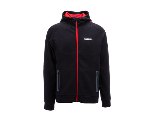 YAMAHA MENS REVS ZIP HOODIE - BLACK