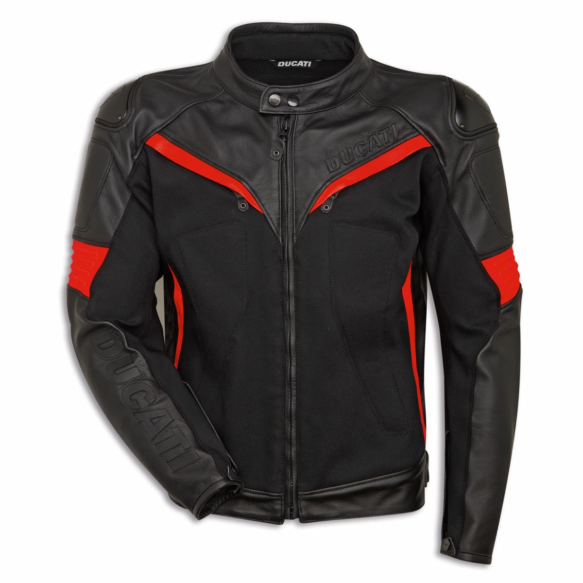 DUCATI FIGHTER C2 LEATHER FABRIC JACKET