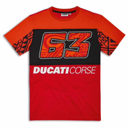 DUCATI DUAL PECCO BAGNAIA 63 TEE