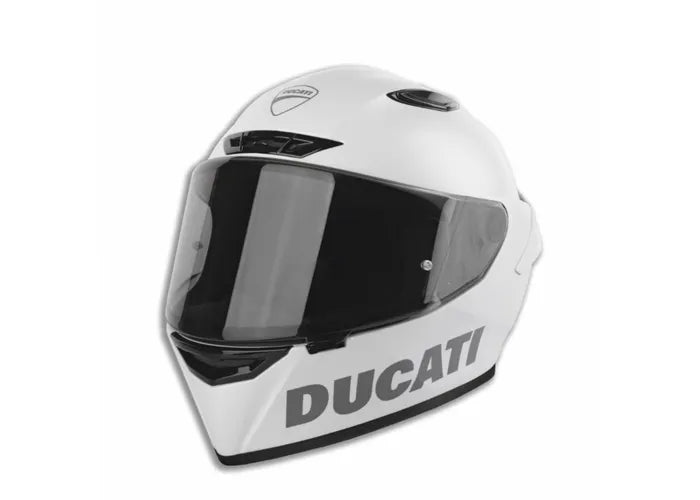 DUCATI LOGO FULL FACE HELMET - WHITE