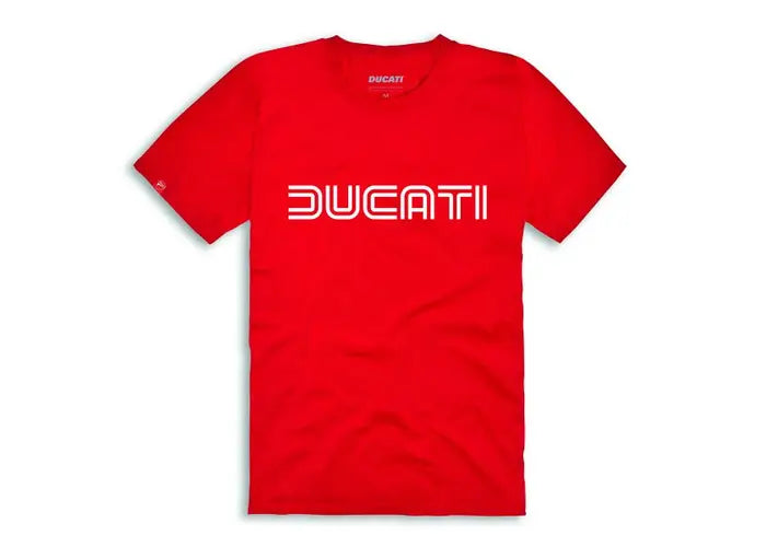 DUCATI 80s MENS TEE - RED