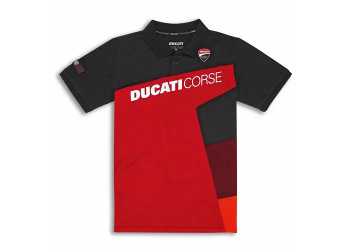 DUCATI DC SPORT MENS POLO SHIRT RED