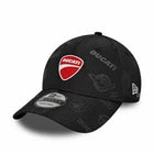DUCATI NE 100TH PRINT CAP. ducati cap. ducati 100 year anniversary. black and red cap. ducati motorcycles. 