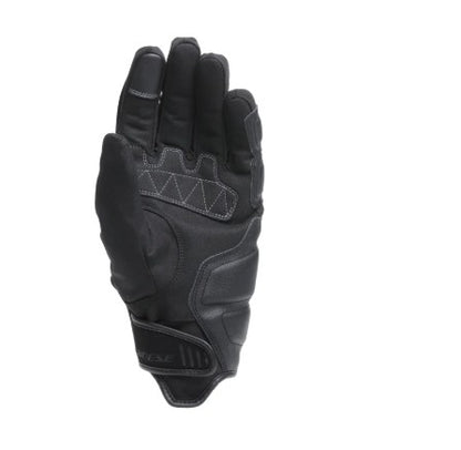 Dainese Udine D-Dry Gloves - Black / Reflex waterproof gloves. motorcycle winter gloves. 