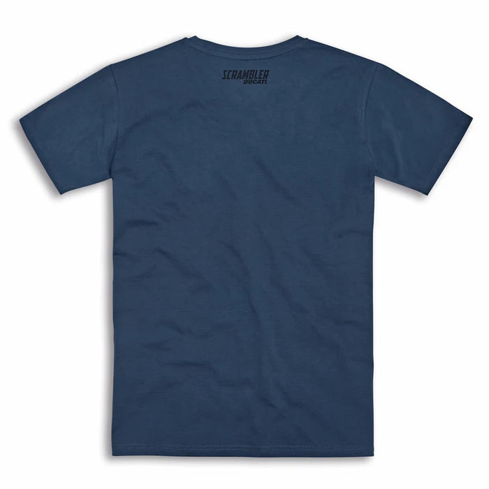 DUCATI SCR DARK LIGHT TEE - BLUE