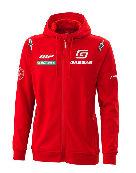 GASGAS TEAM ZIP HOODIE - RED