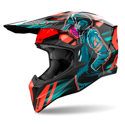 AIROH WRAAAP CYBER MX HELMET