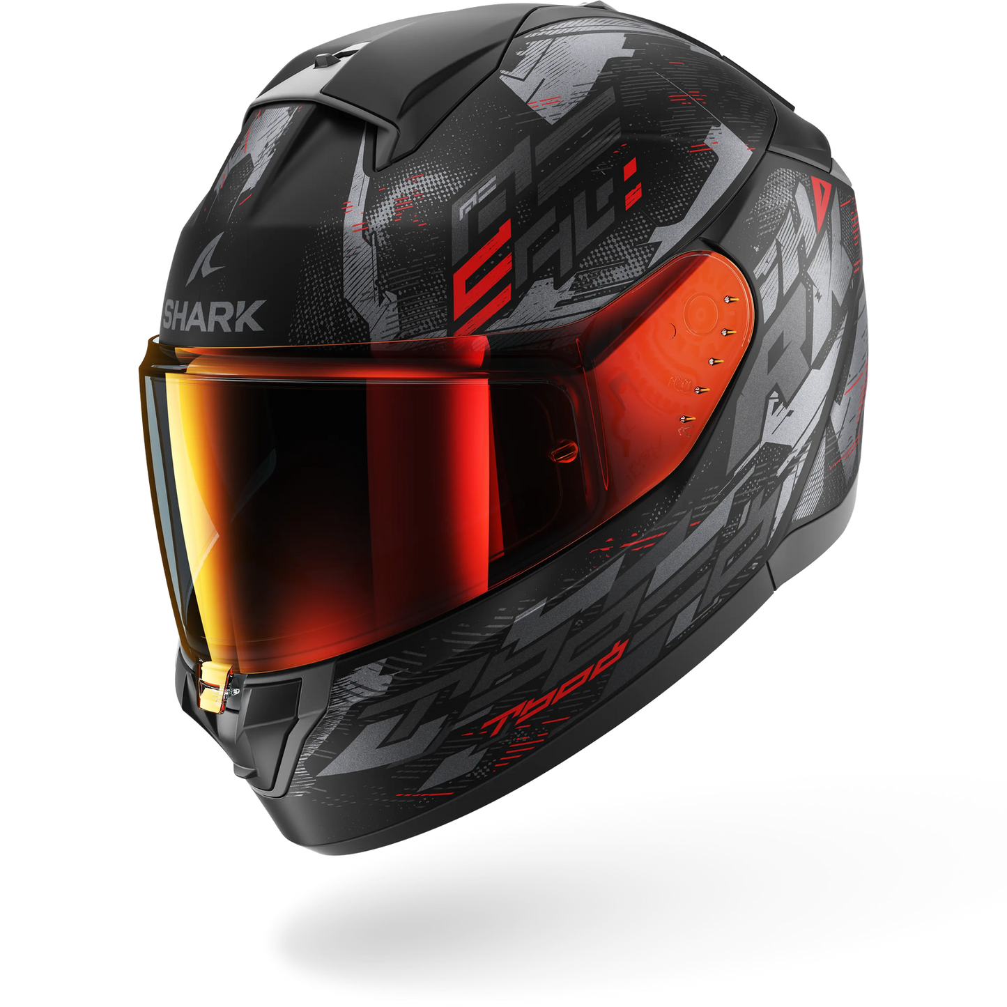 Shark Ridill 2 Molokai Matte Black/Anthracite/Red Helmet