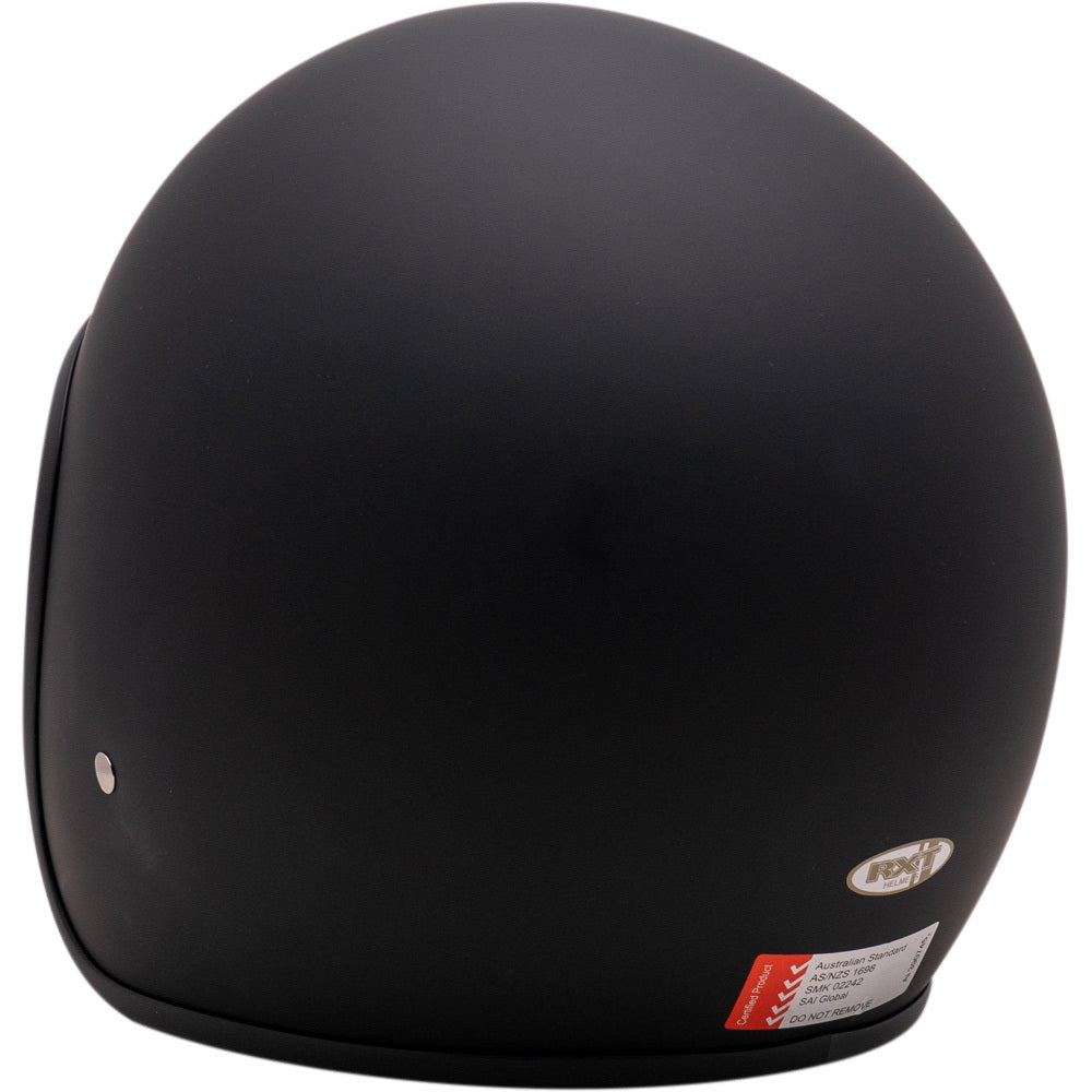 RXT A611C LOW RIDE NO STUD HELMET - MATTE BLACK