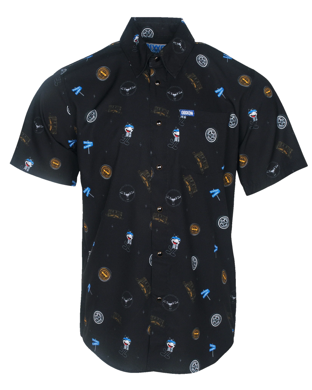 DIXXON SOUTH CENTRAL SHORT SLEEVE PARTY SHIRT