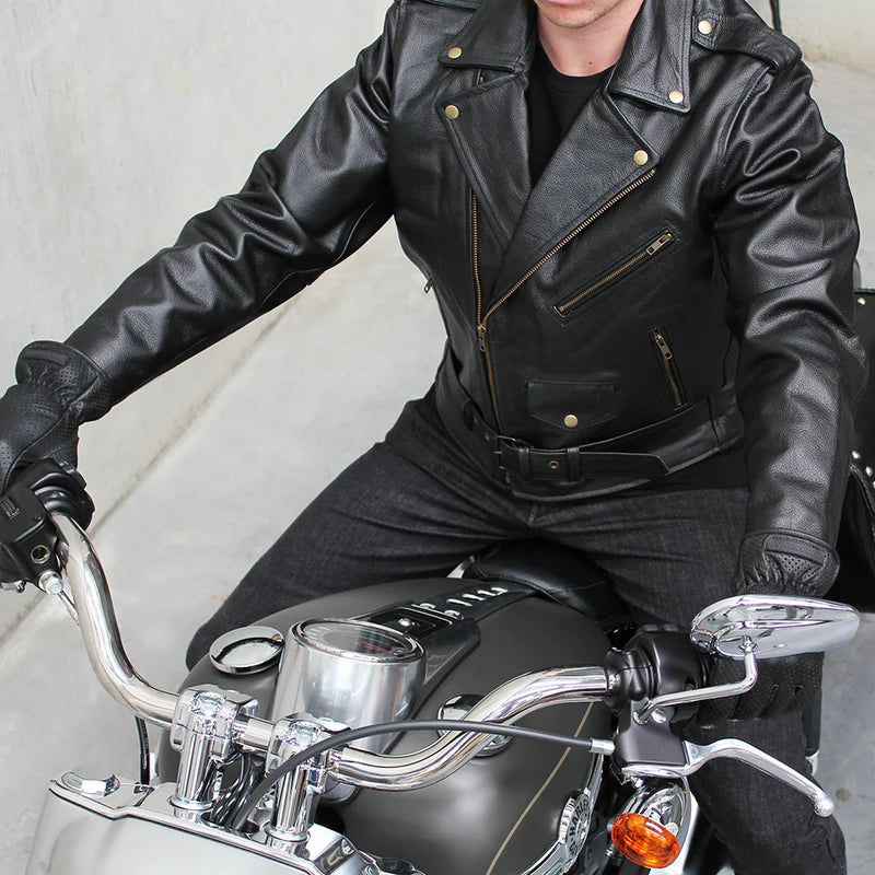 JOHNNY REB MENS KING CANYON LEATHER JACKET