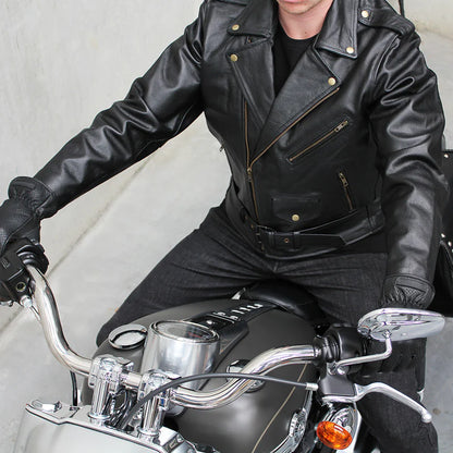 JOHNNY REB MENS KING CANYON LEATHER JACKET