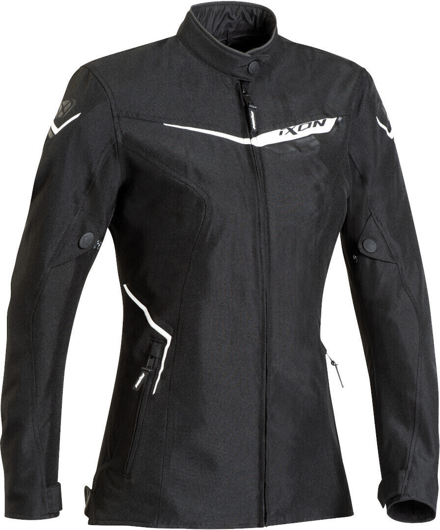 IXON SLASH LADIES JACKET BLK/WHT