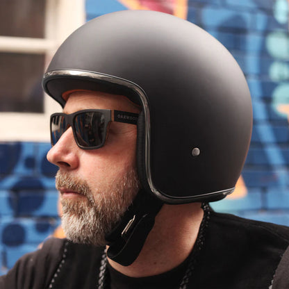 JOHNNY REB BURKE OPEN FACE HELMET