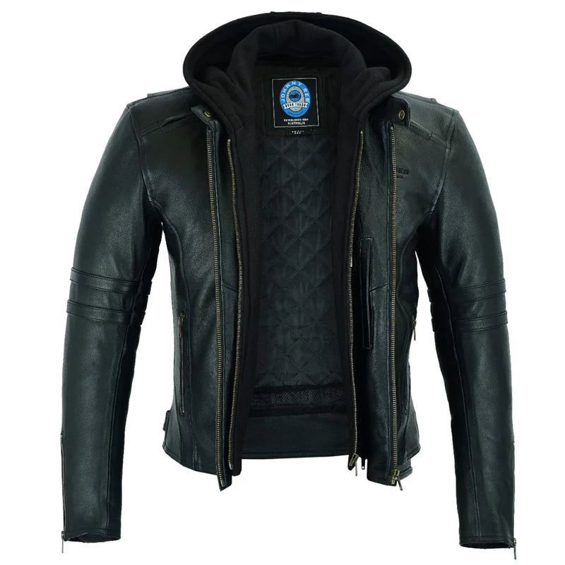 JOHNNY REB MENS HAWKESBURY LEATHER JACKET
