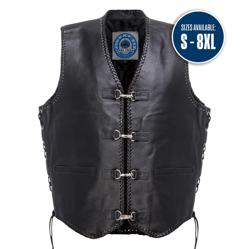 JOHNNY REB MEN'S CAPRICORN LEATHER VEST