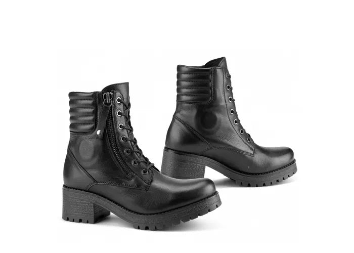 HOUSE OF MOTORCYCLES | MISTY BLACK LADIES BOOT| FALCO