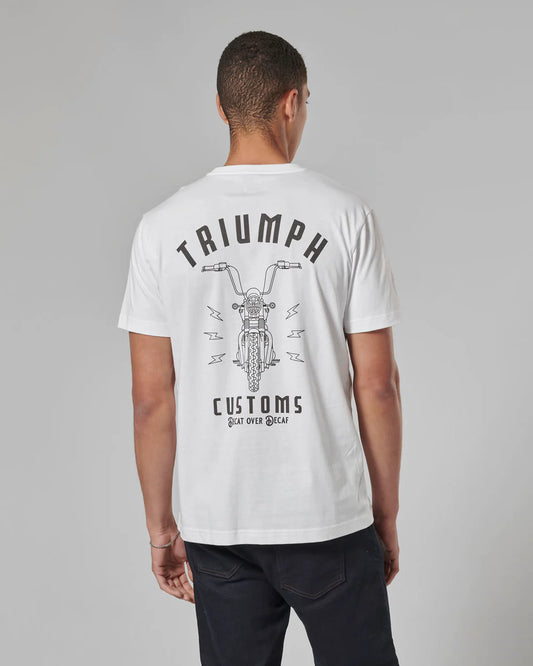 TRIUMPH APE MENS TEE - WHITE