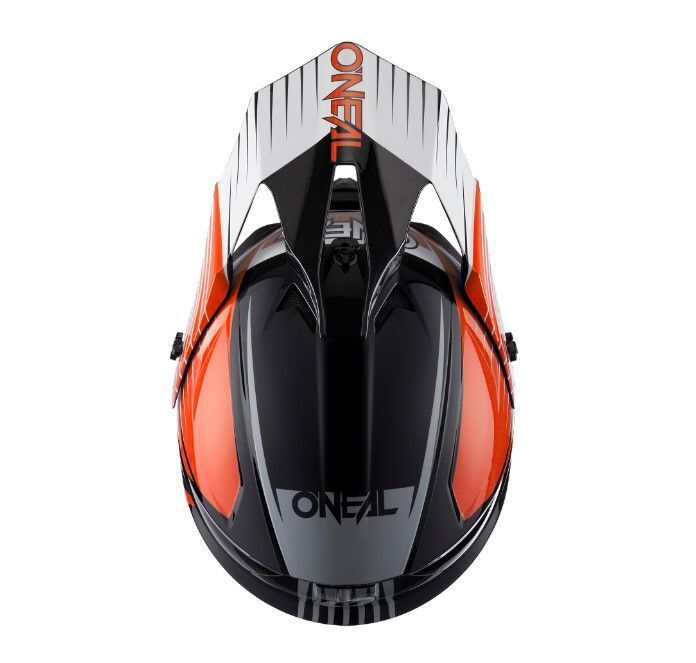 O'NEAL YOUTH 1SRS STREAM HELMET BLACK/ORANGE