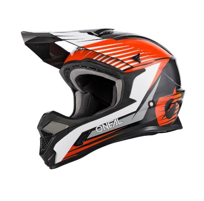 O'NEAL YOUTH 1SRS STREAM HELMET BLACK/ORANGE