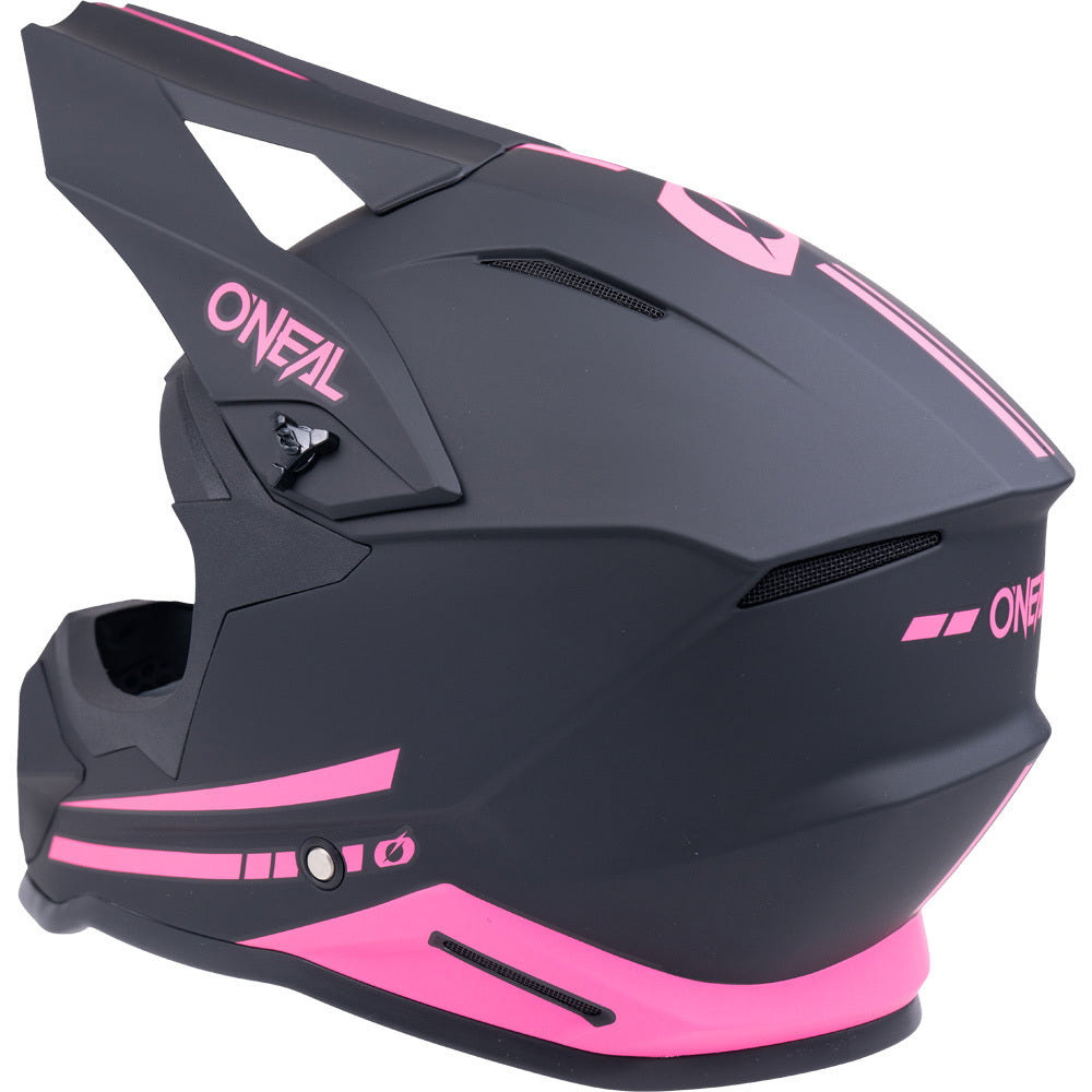 ONEAL 2025 1 SERIES HELMET - SOLID BLACK/PINK