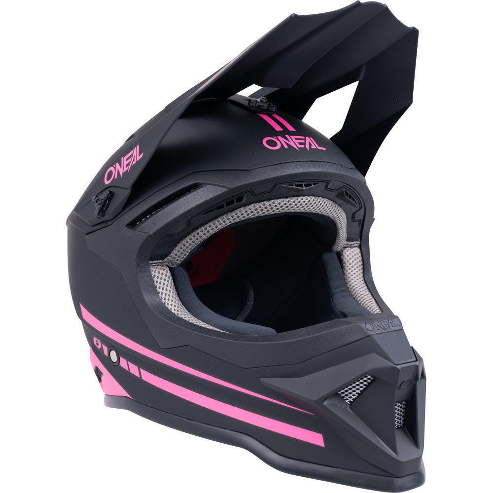 ONEAL 2025 1 SERIES HELMET - SOLID BLACK/PINK