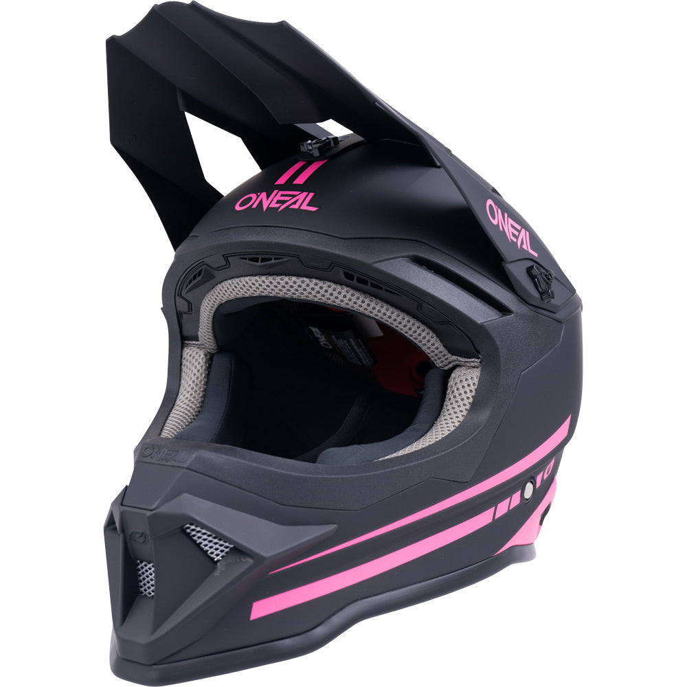 ONEAL 2025 1 SERIES HELMET - SOLID BLACK/PINK