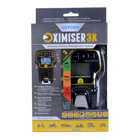 OXFORD OXIMISER 3X BATTERY MANAGEMENT SYSTEM CHARGER 3.6A