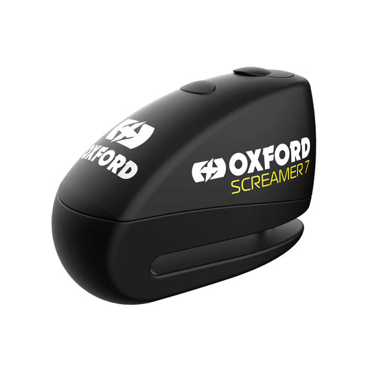 OXFORD SCREAMER 7 ALARM DISC LOCK - BLACK/BLACK