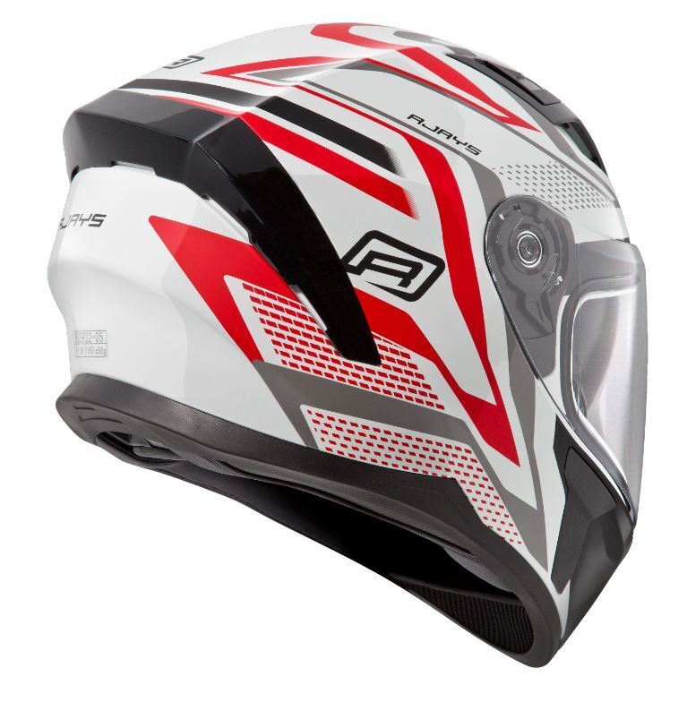 Rjays Apex III Ignite White/Red Helmet