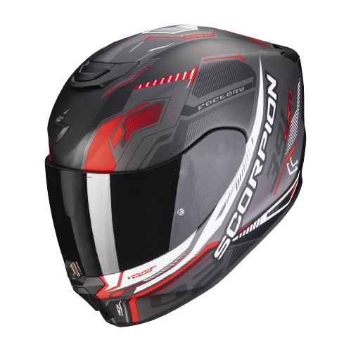 Scorpion Exo-391 Helmet - Matte Black/Silver/Red